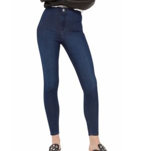 TOPSHOP Joni High Waist Jeans, Blue